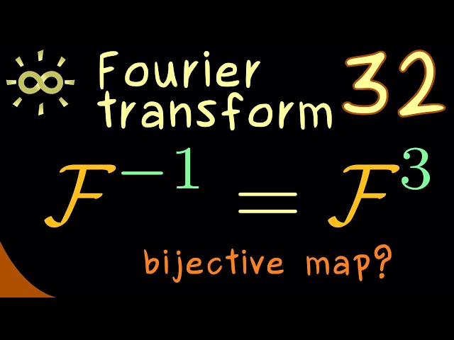Fourier Transform 32 | Isomorphism on Schwartz Space [dark version]