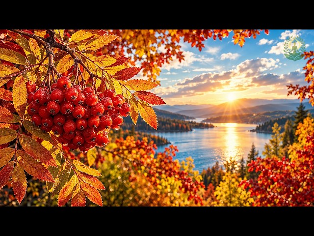 (No Ads) Beautiful Autumn Relaxing Music 🍁 Peaceful Melodies for Stress Relief & Inner Peace