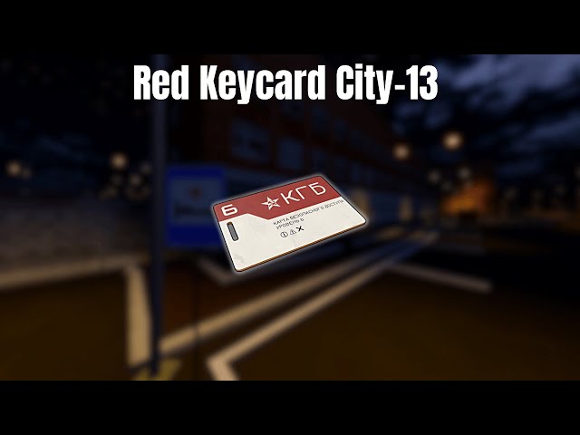 Red Keycard City-13 | Project Delta