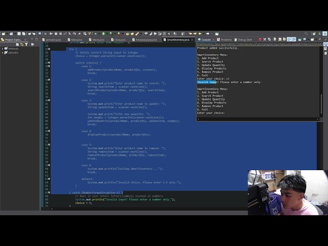 Smart Inventory using java by Kenneth Zamudio