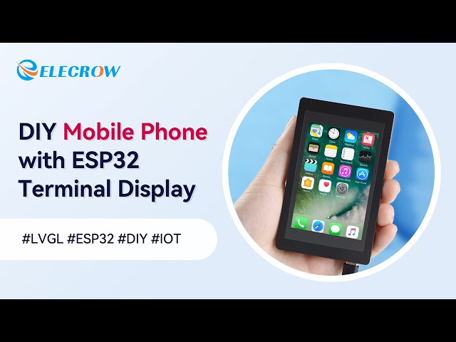 Don't buy iPhone, Make Your Mobile Phone using ESP32 Terminal Screen & 4G Module