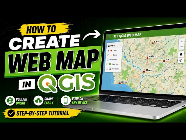 How to Create a Web Map in QGIS | Step-by-Step QGIS Web Mapping Tutorial
