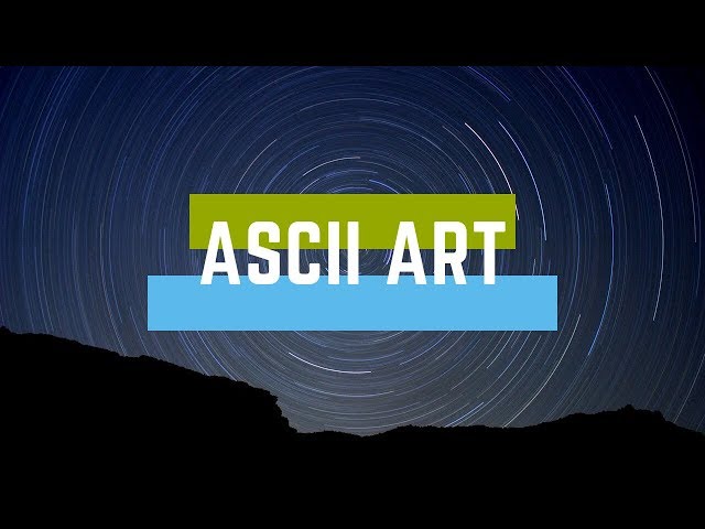 12 ASCII Art in Python Basics