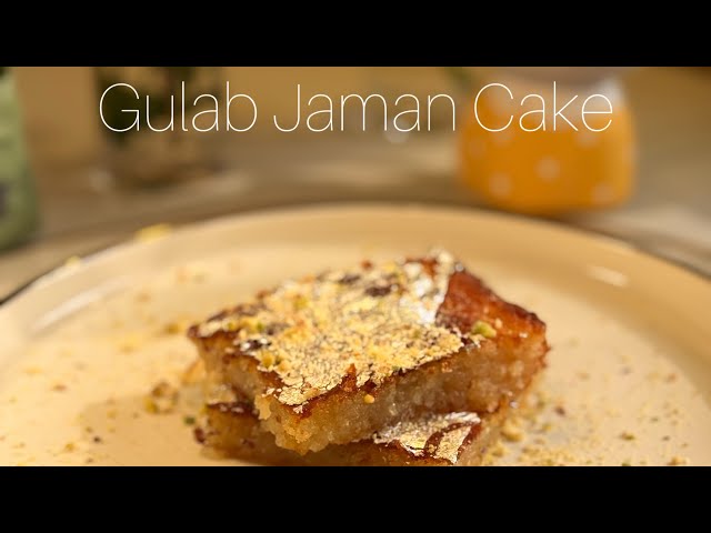 Gulab Jamun Cake