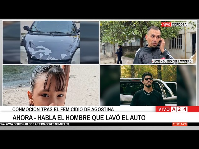 🚨 AGOSTINA VEGA'S MURDER: "HER SON BROUGHT THE CAR" - THE CAR WASH MAN SPEAKS