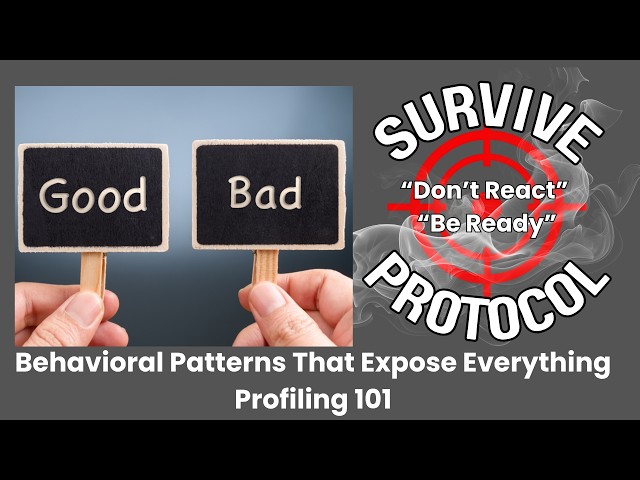 Behavioral Patterns That Expose Everything #psychology #profiling