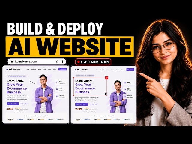 Build & Deploy ANY AI Website to a Custom Domain | Google AI Studio
