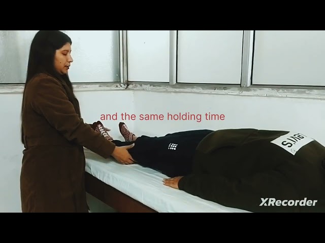 Calf Stretching by Dr Anjali | Physiotherapy | RPIIT |
