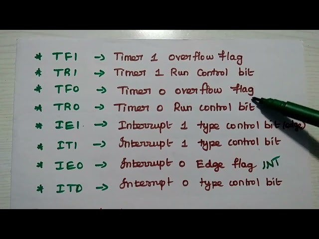 Timers of 8051 Microcontroller - TMOD - TCON Registers - Modes of Timer - MPMC
