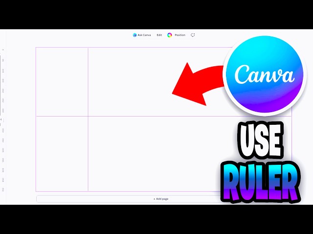 How To Use Ruler In Canva! - Tutorial