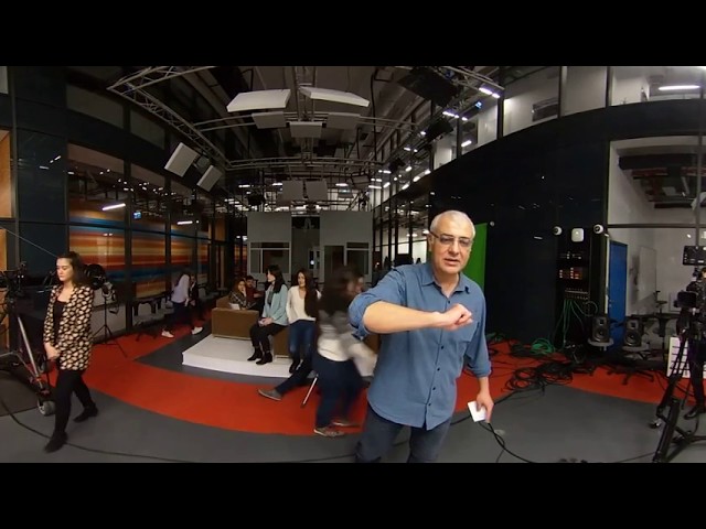 İAÜ | Haber Sunuculuğu Lisans Dersi | Yrd.Doç.Dr. Gökmen Karadağ | 360° VR Çekim