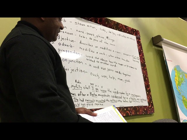 homework help  8 Parts of Speech 7th grade