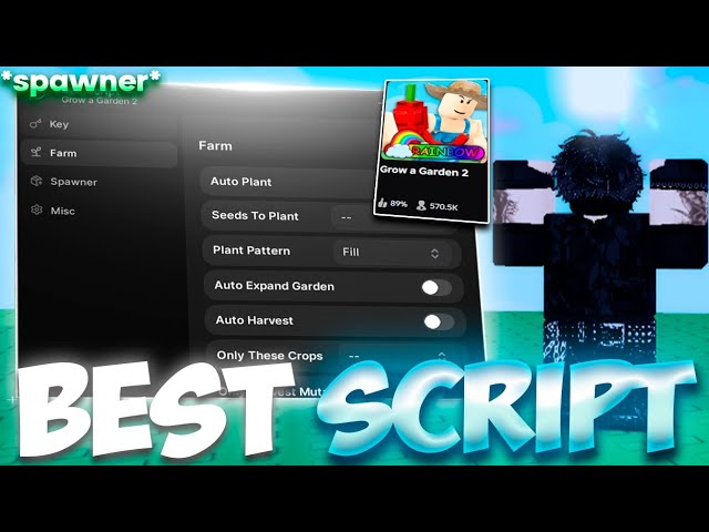 Grow A Garden 2 Script with NO KEY — Auto Farm, Pet & Seeds Spawner, Dupe, Plant, Sell and More!