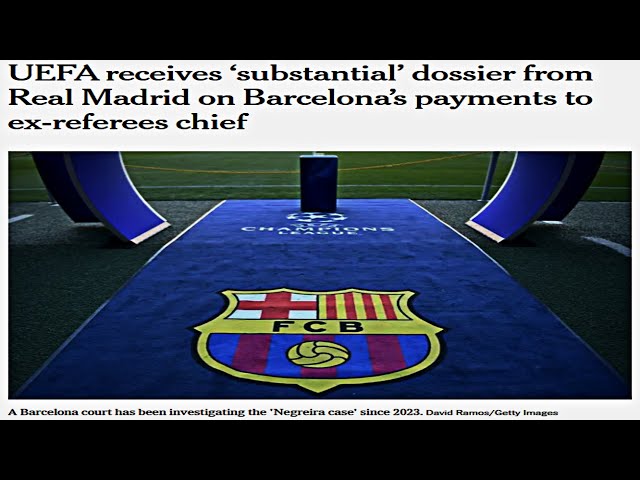 Real Madrid Barcelona Ref Situation