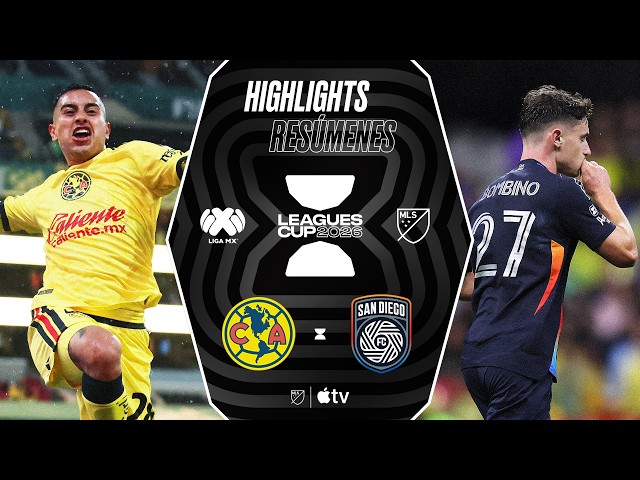 Club América vs. San Diego | Leagues Cup | Full Match Highlights