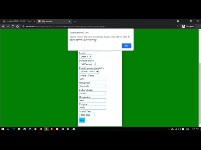 🔴 Online College Grading System PHP/MYSQL Source code | Free to Download
