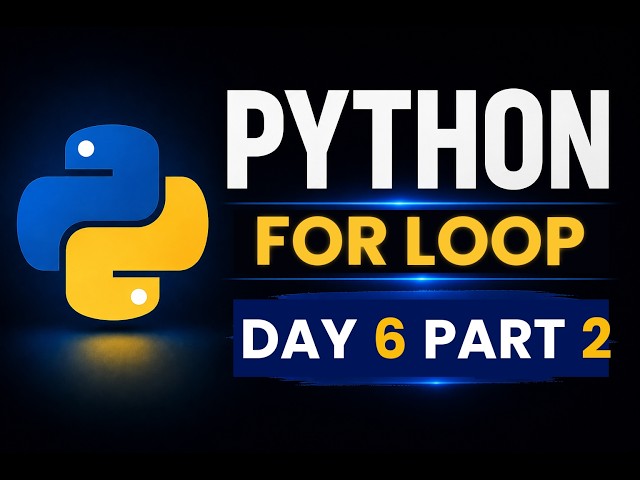 day 6 part 2 | Question on For loop |Question | #python