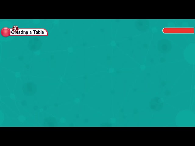 Chapter 3 | Arranging Data with Tables in MS Word | Class 5 | Click & Code