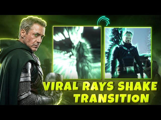 Viral Ray Shake Transition Tutorial in Alight Motion 🔥 (+Preset)