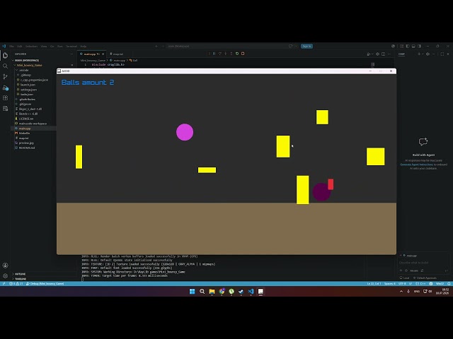 C++ GameDev RayLib | Day ??? - Spawning balls, more obstacles, box and circle collsions.