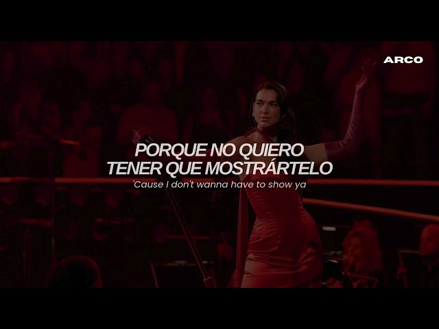 Dua Lipa - Training Season (Live From Royal Albert Hall) // [español + lyrics]