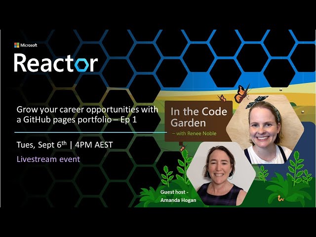 Grow your career opportunities with a GitHub pages portfolio - Ep 1- Late Show