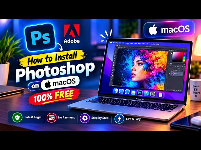 Adobe photoshop for macbook free version || adobe photoshop unlicensed pop up Fix on Mac
