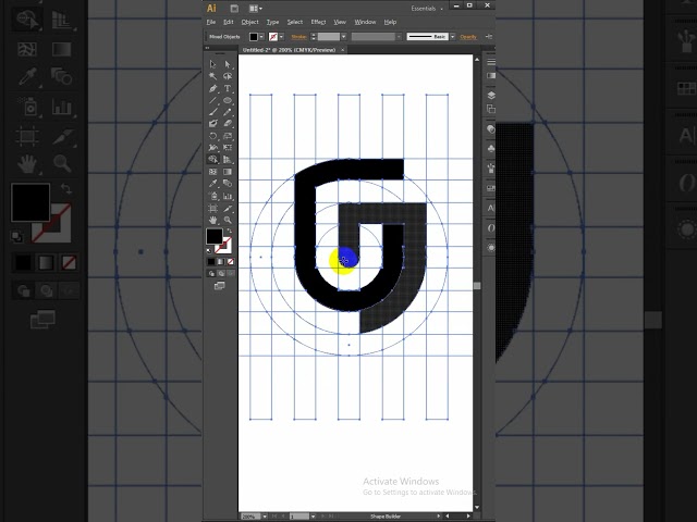 How To Make a GJ Logo Design in illustrator 2026 #logo #logodesigner #illustrator #graphicdesign
