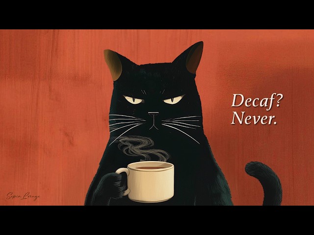 Decaf? Never. – Vintage Noir Jazz for Focus, Work & Relaxation