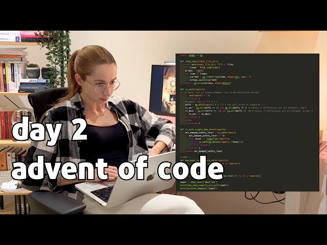ADVENT OF CODE 2024 | Day 2 Jackie's Python Solution