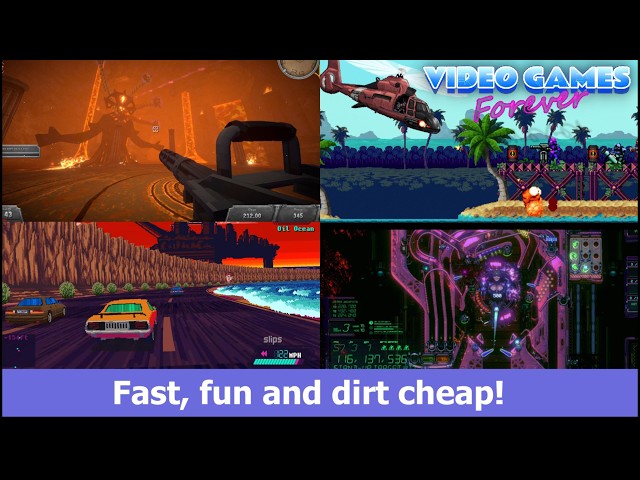 10 EXCELLENT quickfire modern-retro games for a few minutes - or a few hours!