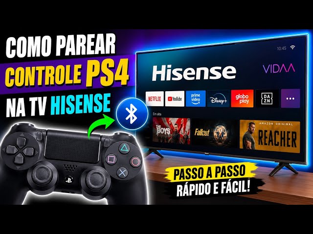 HOW TO PAIR AND CONNECT PS4 CONTROLLER TO HISENSE TV | 2026