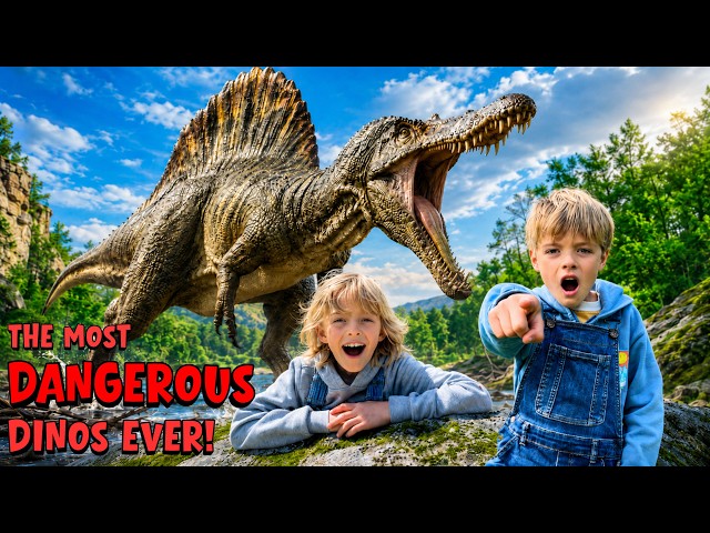 The Most Dangerous Dinosaurs Discovery with Sky and Finn
