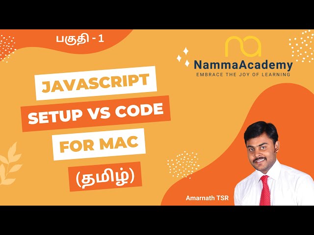 How to install visual studio code in macOS tamil (தமிழ்)