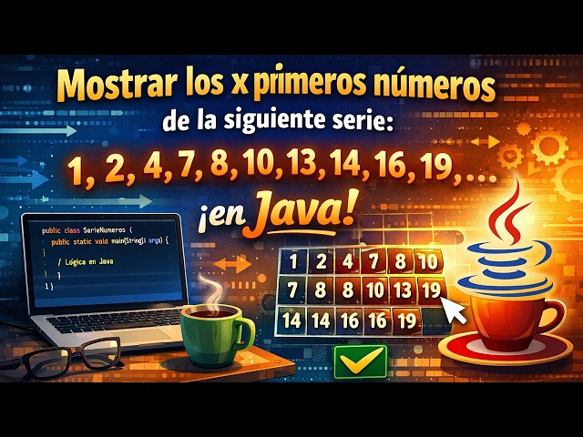 Display the first x numbers of the following series: 1,2,4,7,8,10,13,14,16,19,... in Java