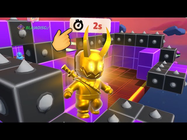 GOLDEN ONIJUTSU 🕛 TIME ENDED - Stumble Guys BLOCK DASH Legendary