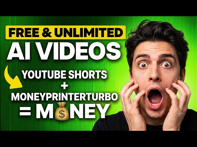 MoneyPrinterTurbo Setup: Free AI Video Generator | Unlimited AI Shorts Generator