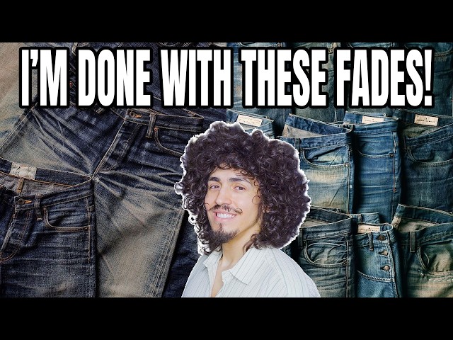 I'm Done With High Contrast Fade Raw Denim Jeans! 👀