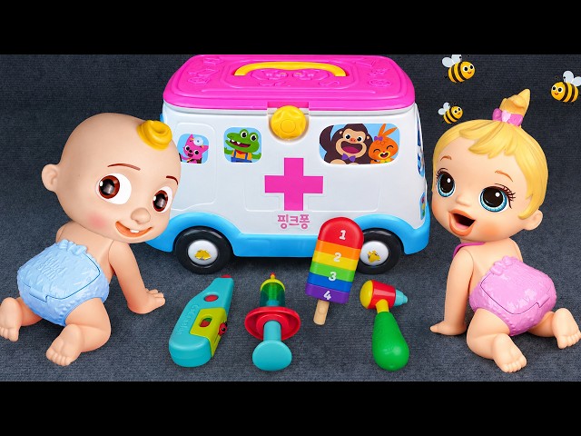 18 Minutes Satisfying Unboxing Doctor Toys, Ambulance Playset | Review Toys