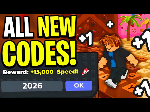 *NEW* ALL CODES FOR +1 SPEED KEYBOARD ESCAPE IN 2026! ROBLOX +1 SPEED KEYBOARD ESCAPE CODES