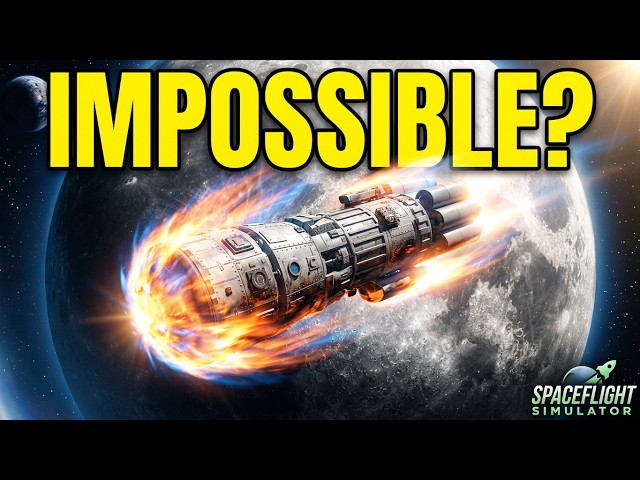 WHY DOES NO ONE SURVIVE REALISTIC MODE ON THE MOON? (SFS)