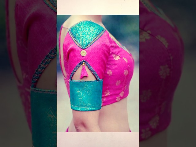 🔴Sleeve Design This is Easy-আ #diy #blousedesign #fashion #blouse #sewing #sewingtips #chudidhar