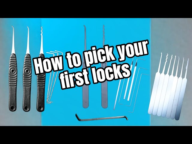 Lockpicking: How to pick your first lock. 4 easy methods. 