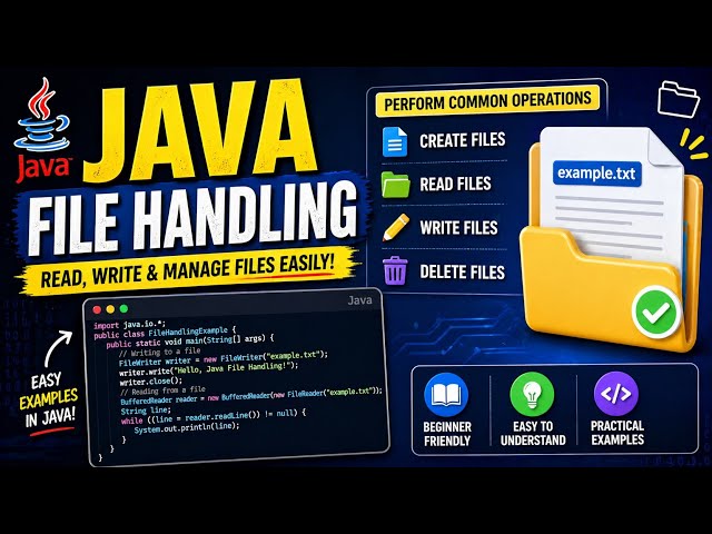 Java File Handling|Part 1|Naman Bharti Classes 