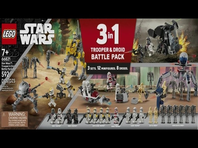 LEGO Instructions - Star Wars - 66821 - Star Wars: Trooper & Droid Battle Pack - Product Collection