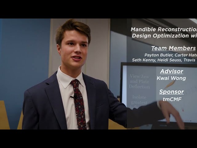 Senior Design Showcase 2023: Mandible Reconstruction Plate Design Optimization with FEA