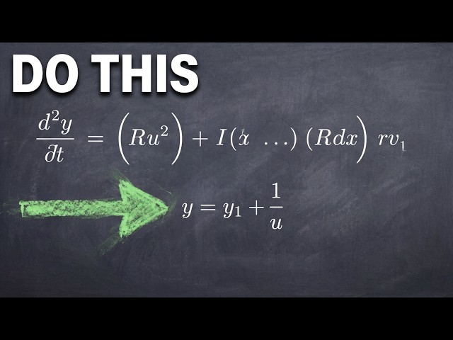 How to Solve Riccati Differential Equations | CSS Applied Math & Undergrad