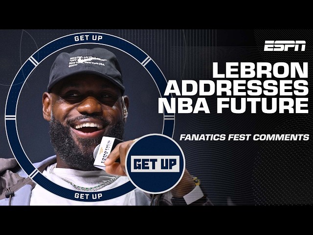 🚨 LeBron James speaks out on NBA future 🚨 Brian Windhorst and JWill react‼️ | Get Up