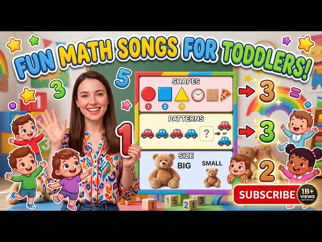 Basic Math for Kids ➕➖➗ Addition, Subtraction, Division | 3D Animation for Babies
