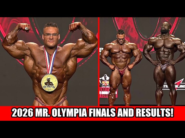 Finales y resumen del Mr. Olympia 2026: ¡¡¡NICK WALKER GANA!!!